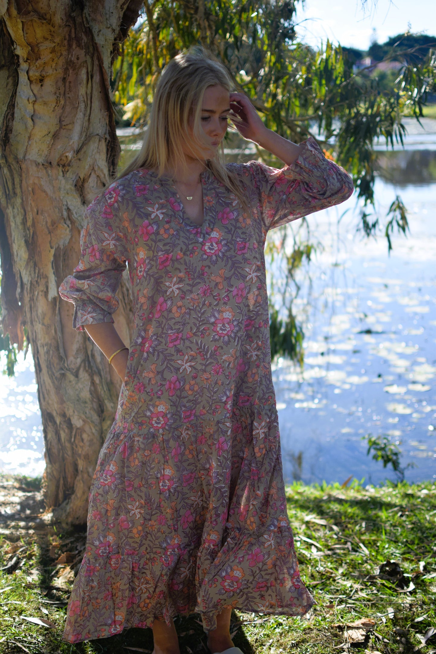 Harmony Maxi Dress - Jade- Sale