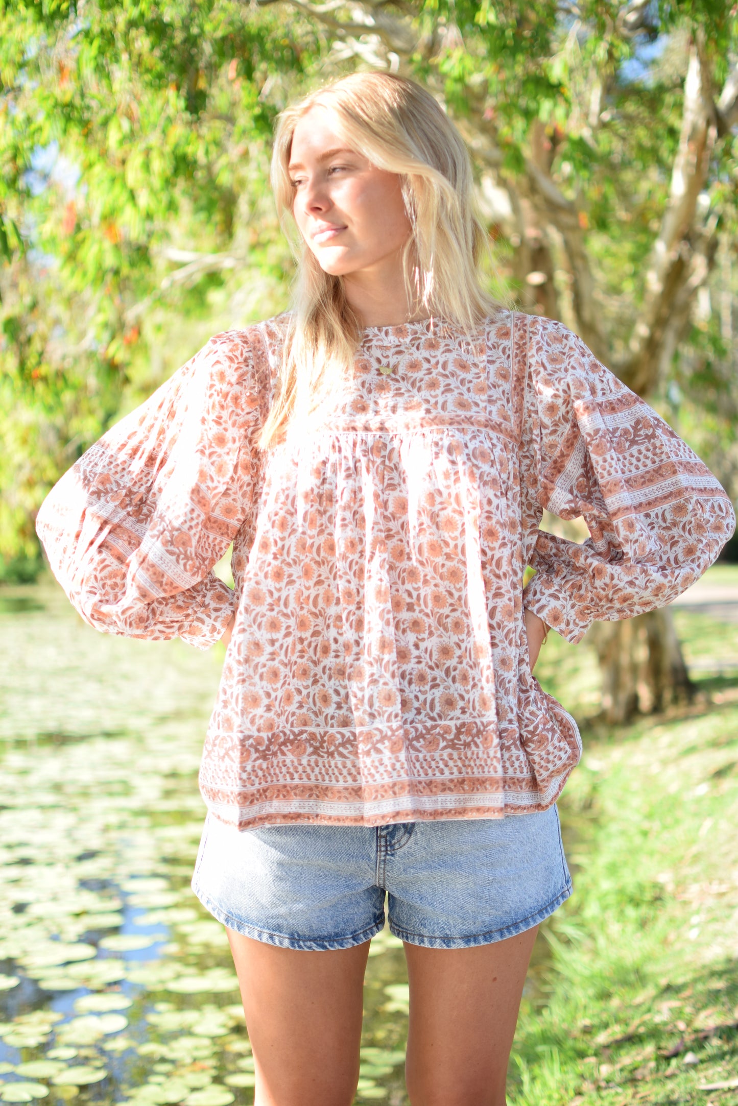 Blouse- Sanya - Desert Blossom