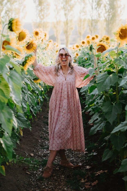 Lani Midi Dress - Whisper Pink