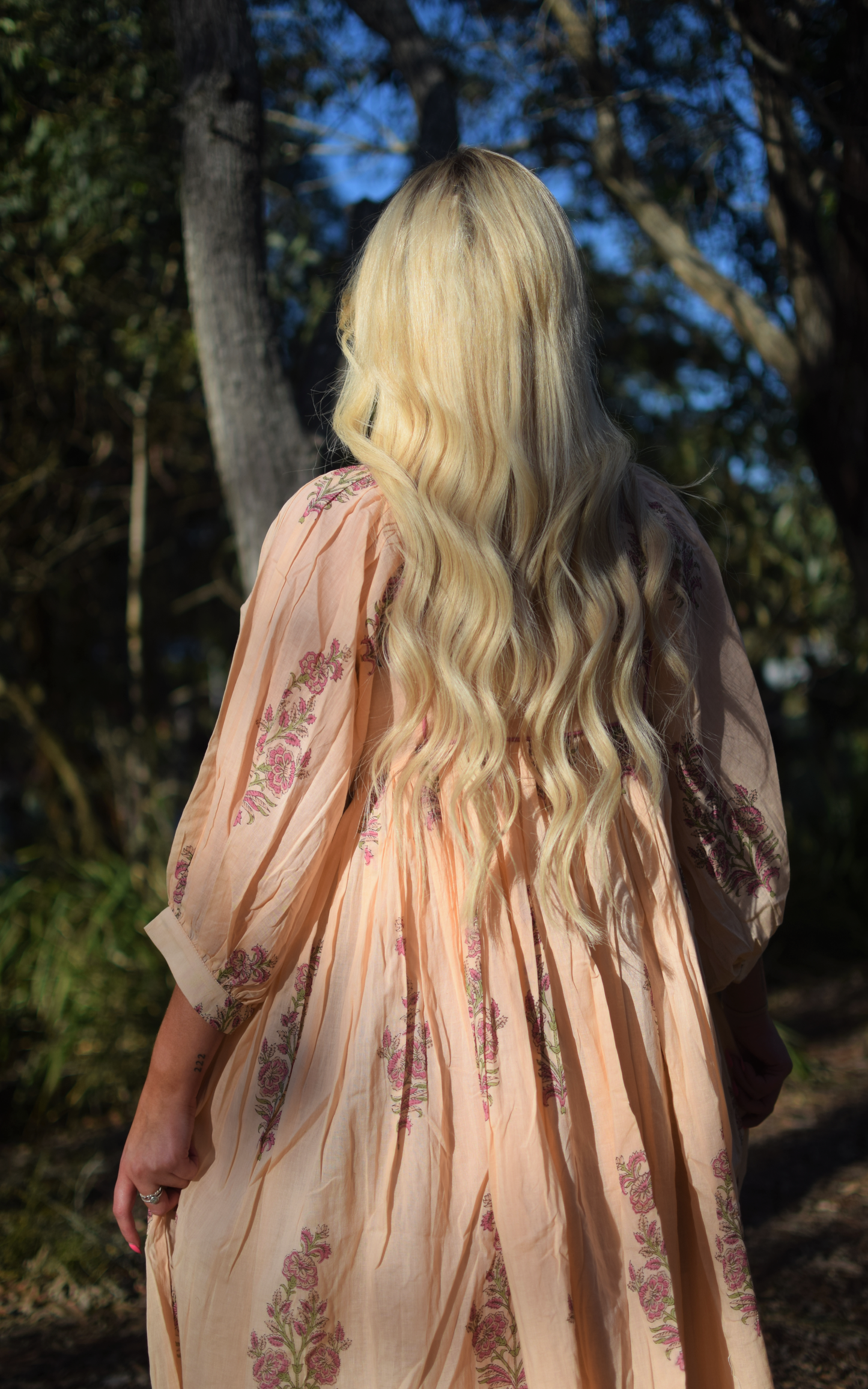 Rose Midi Dress - Sunset
