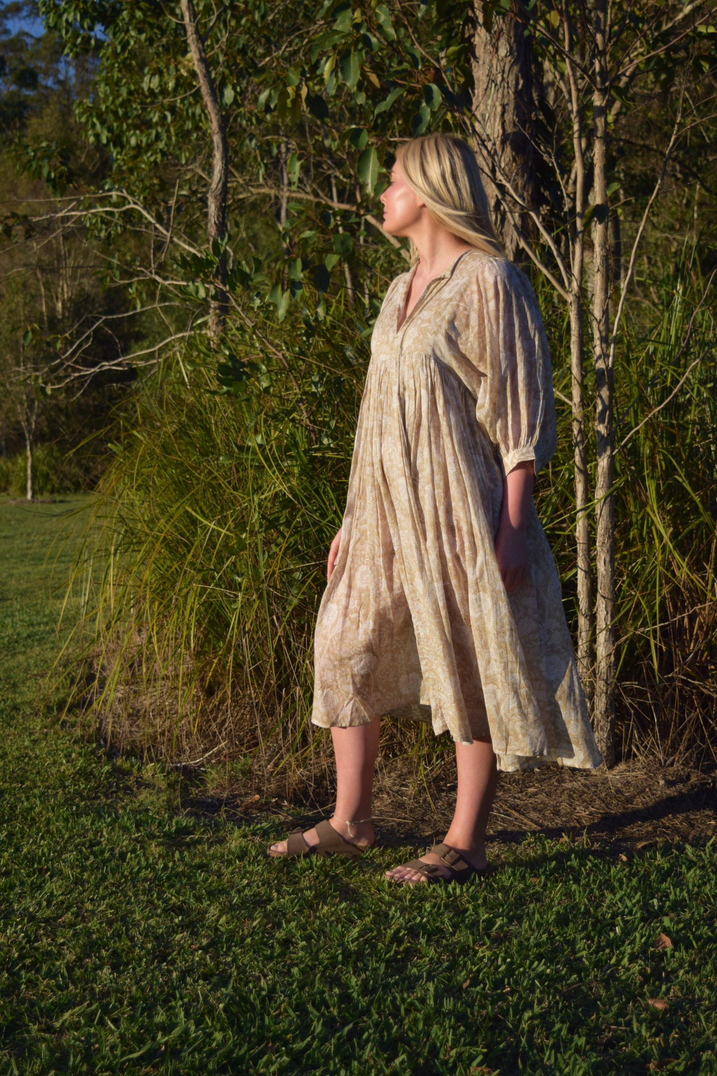 Priya Midi Dress - Ginger