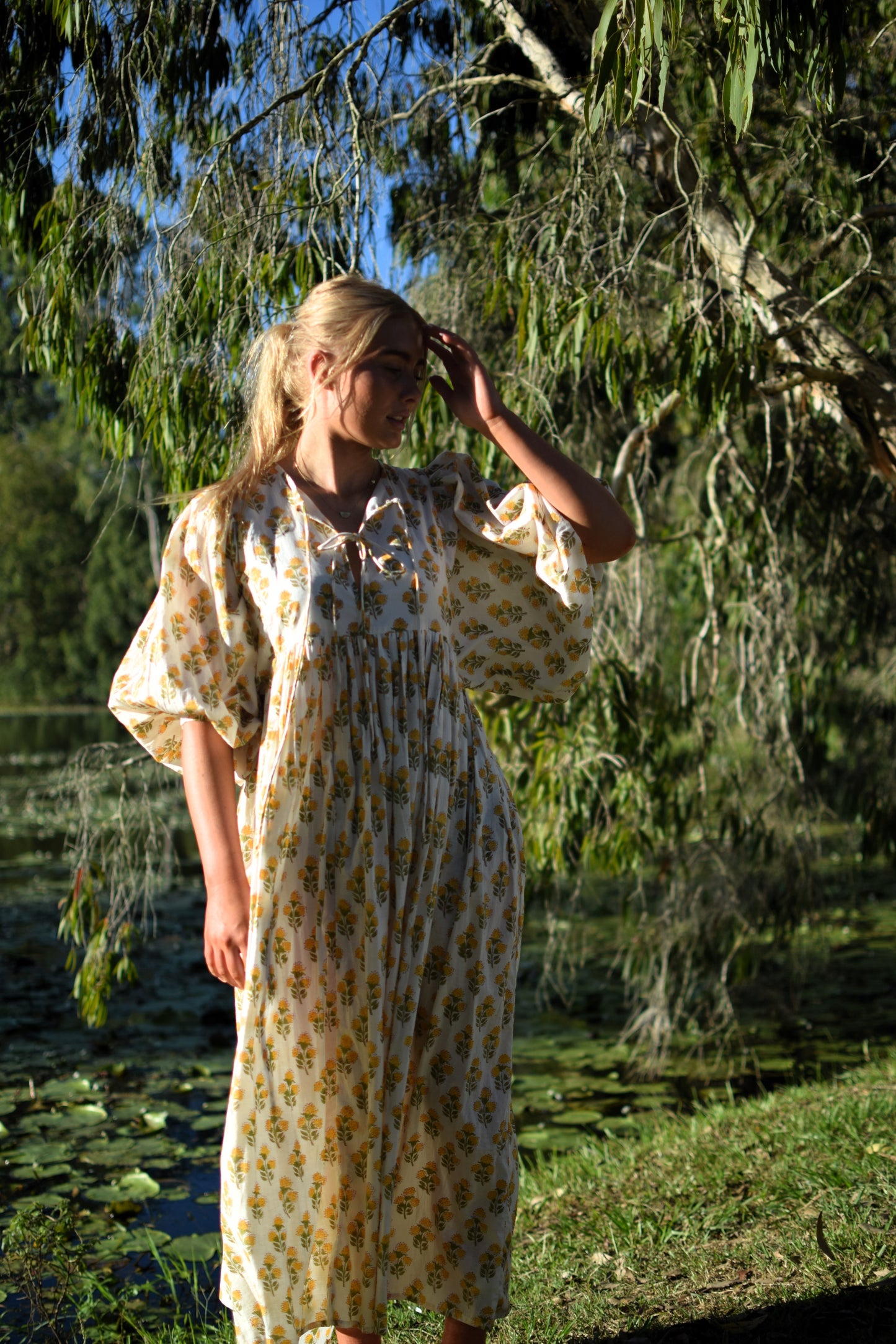 Frida Maxi Dress - Yellow Kerria