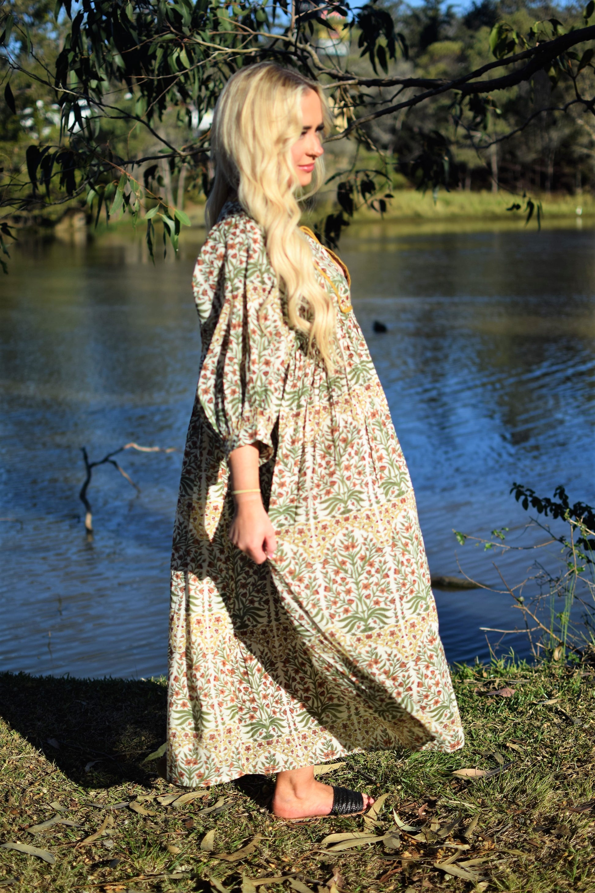 fanci club wild floral midi dress Women's Fanci Club Dresses from $415