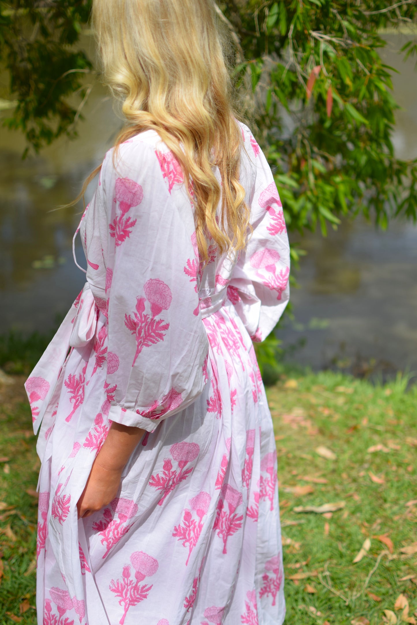 Frida Maxi Dress - Marigold Pink