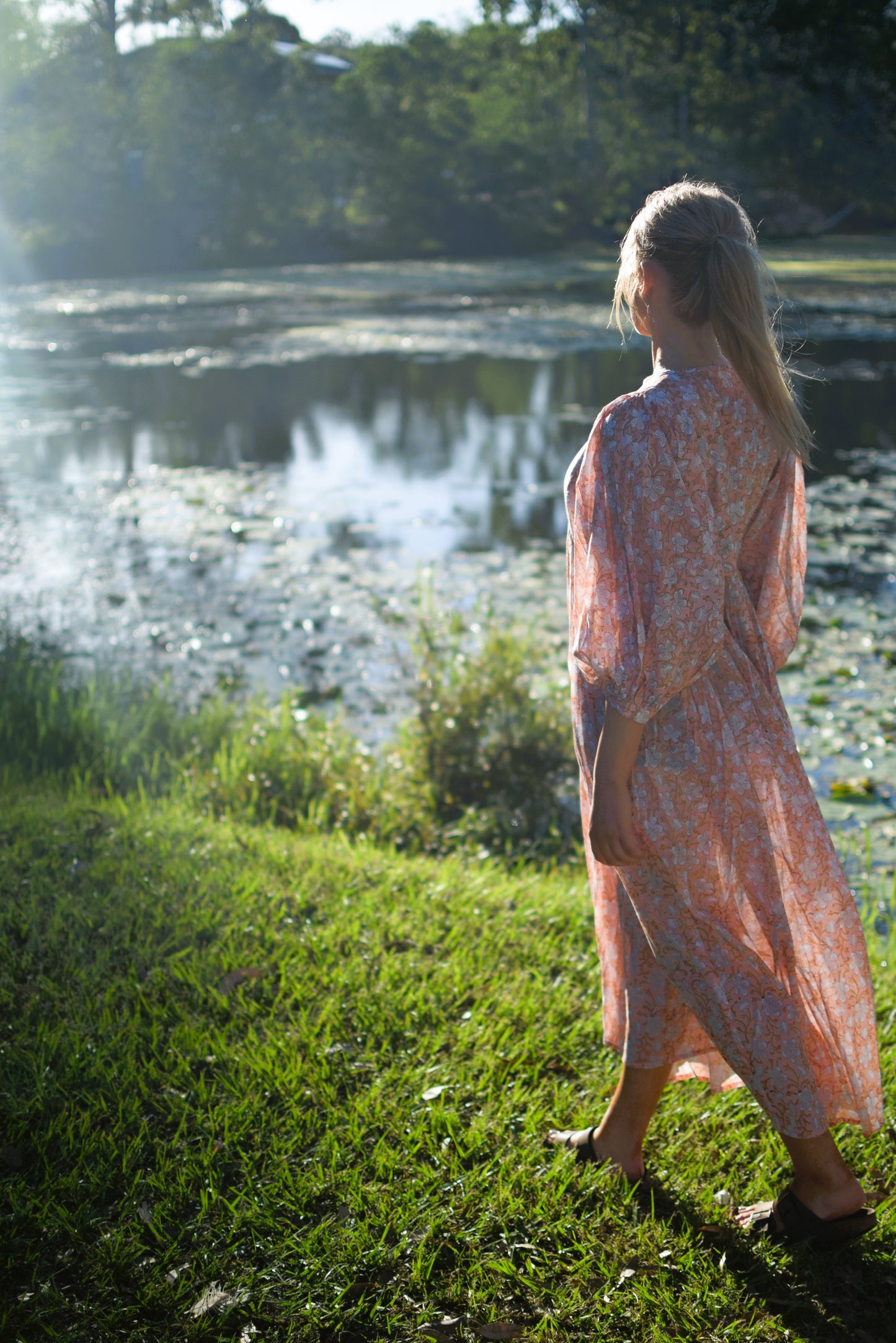 Frida Maxi Dress - Peach Dream