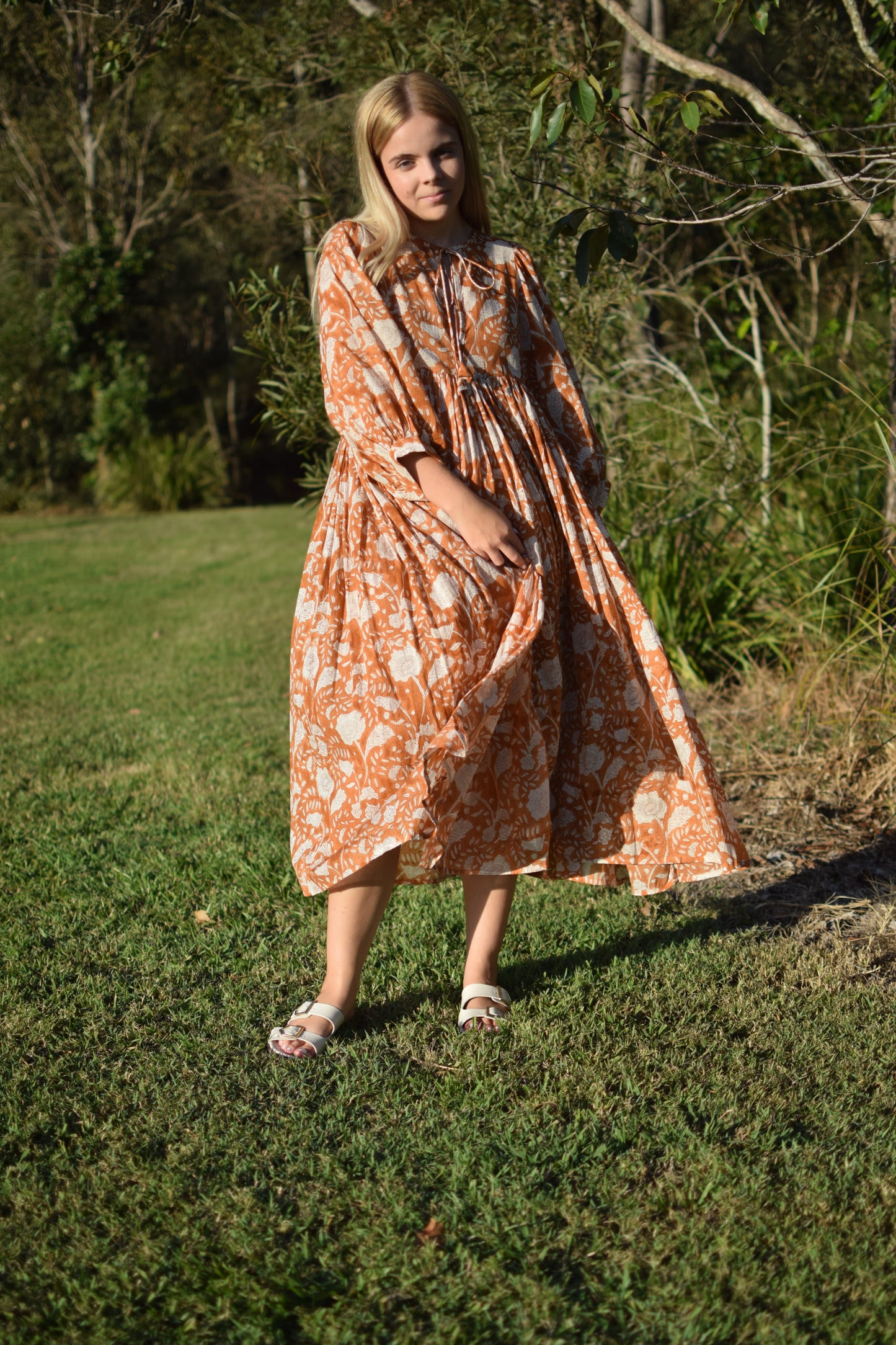 Priya Midi Dress - Masala