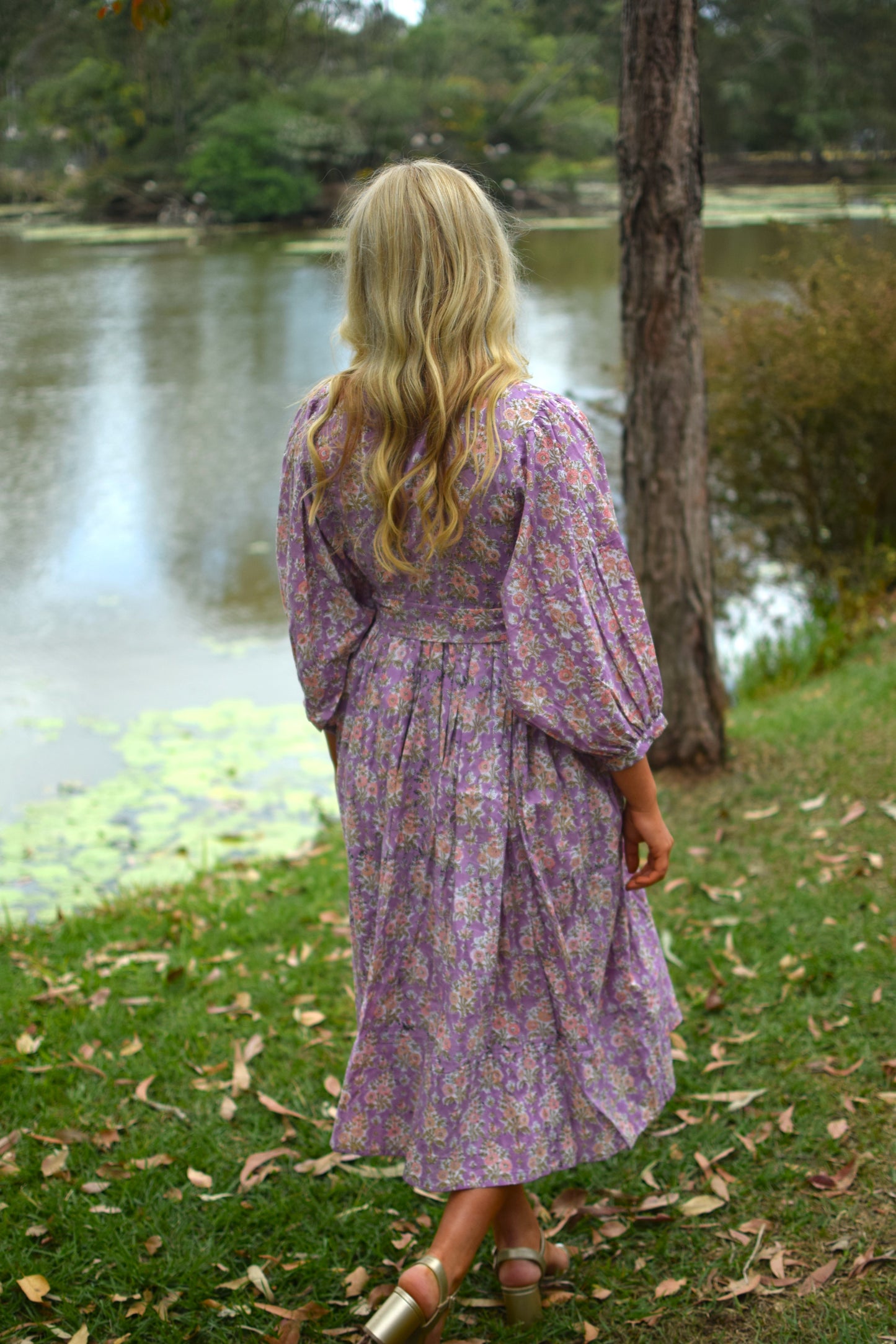 Frida Midi Dress - Amaranth