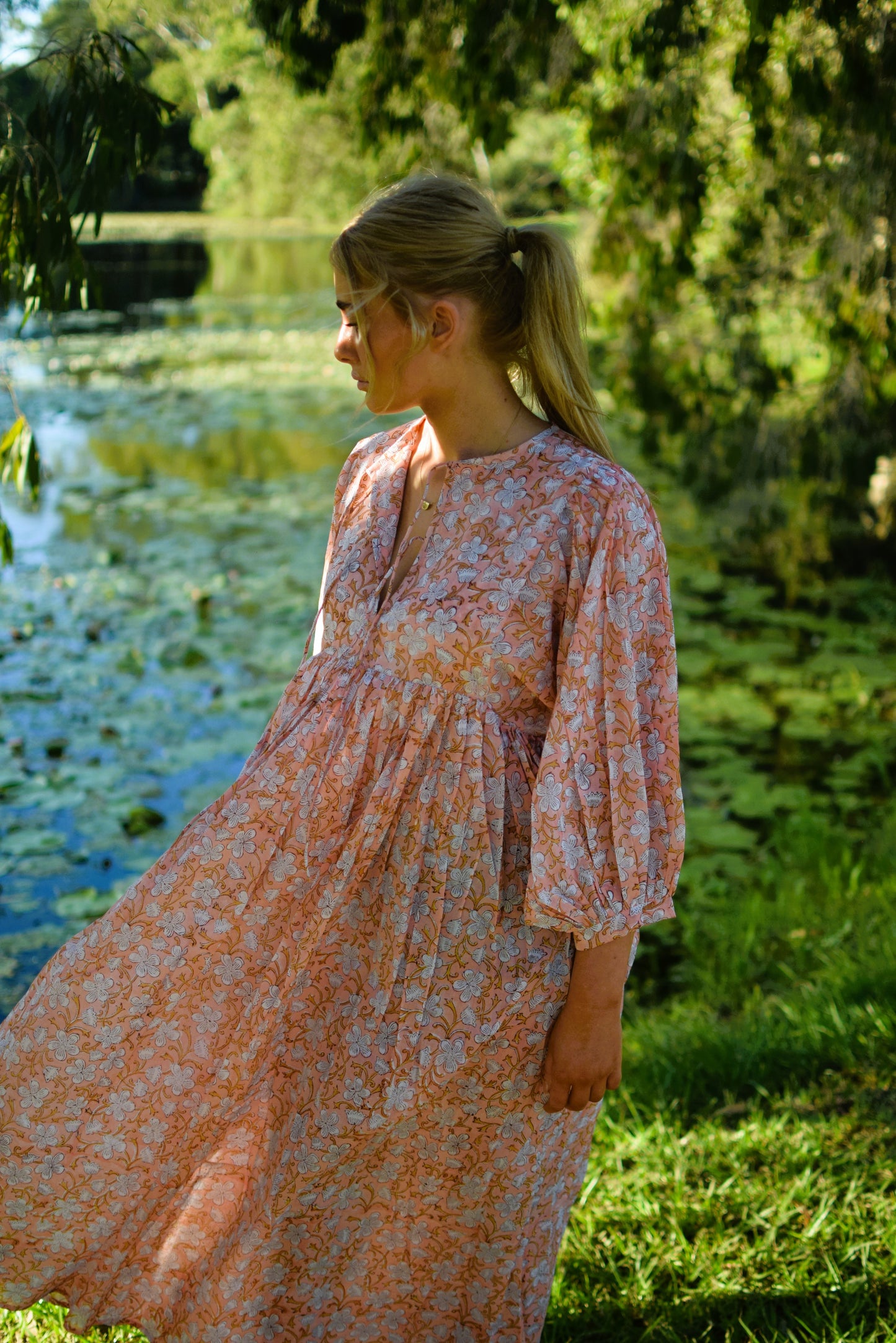 Frida Maxi Dress - Peach Dream
