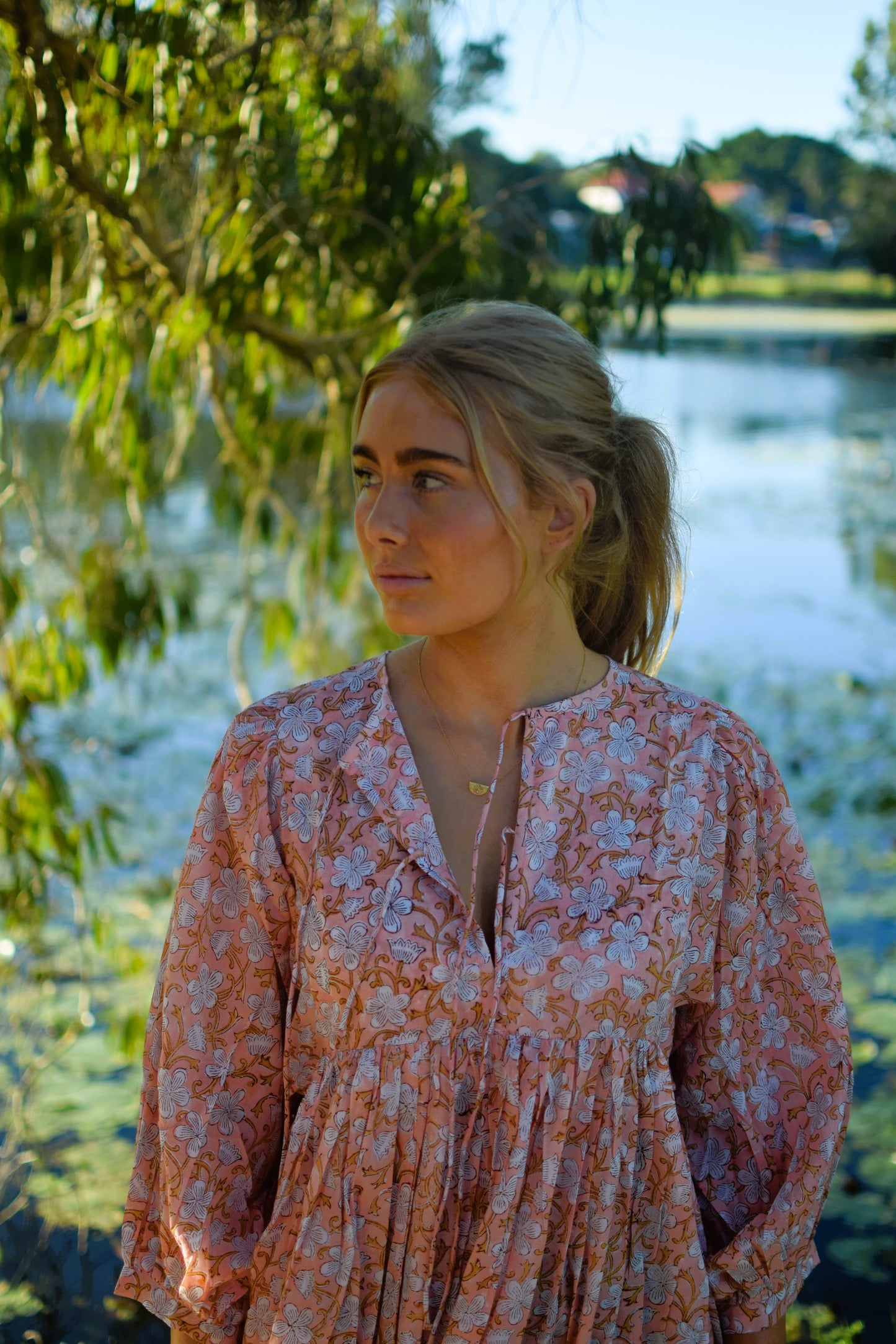 Frida Maxi Dress - Peach Dream