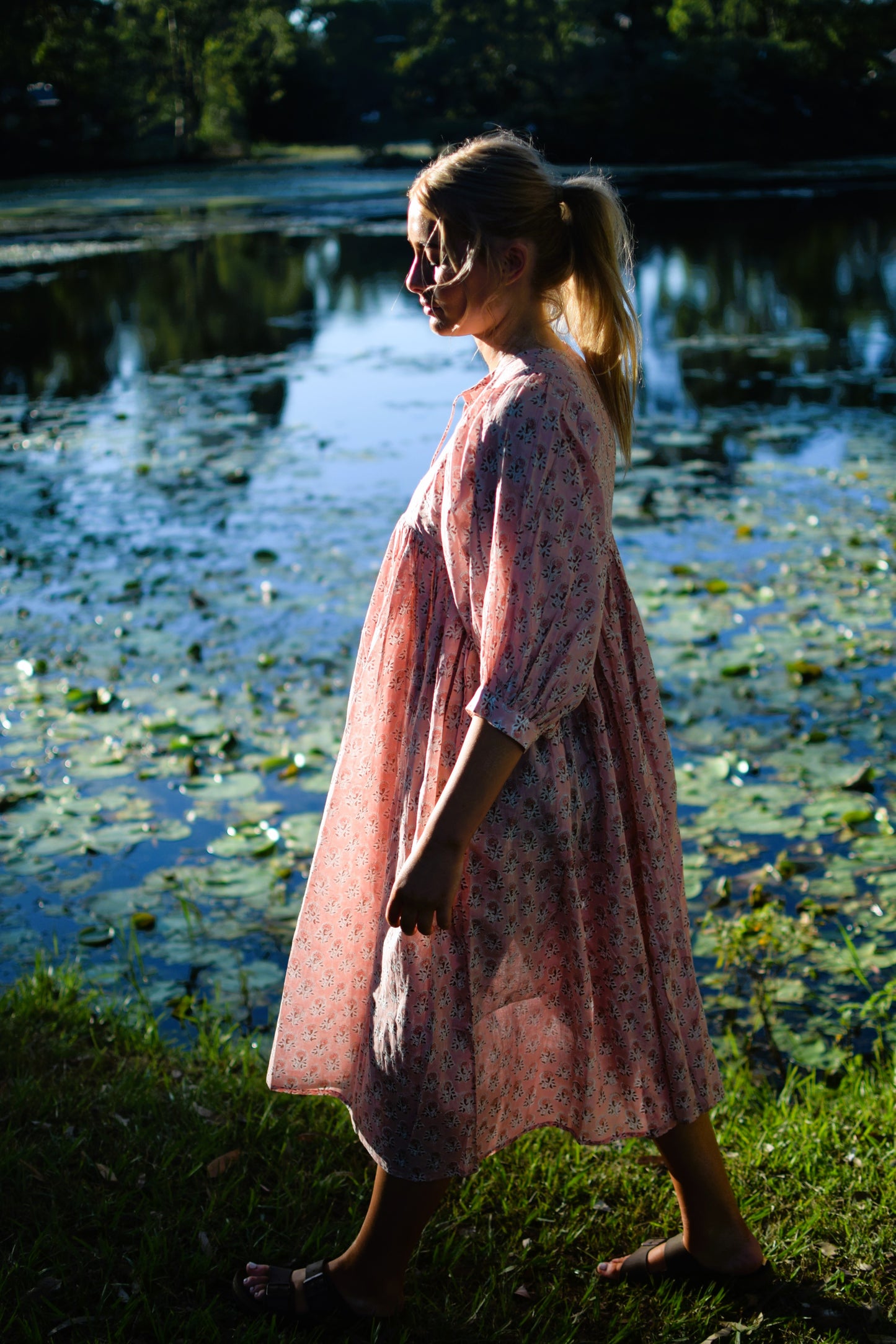 Lani Midi Dress - Whisper Pink