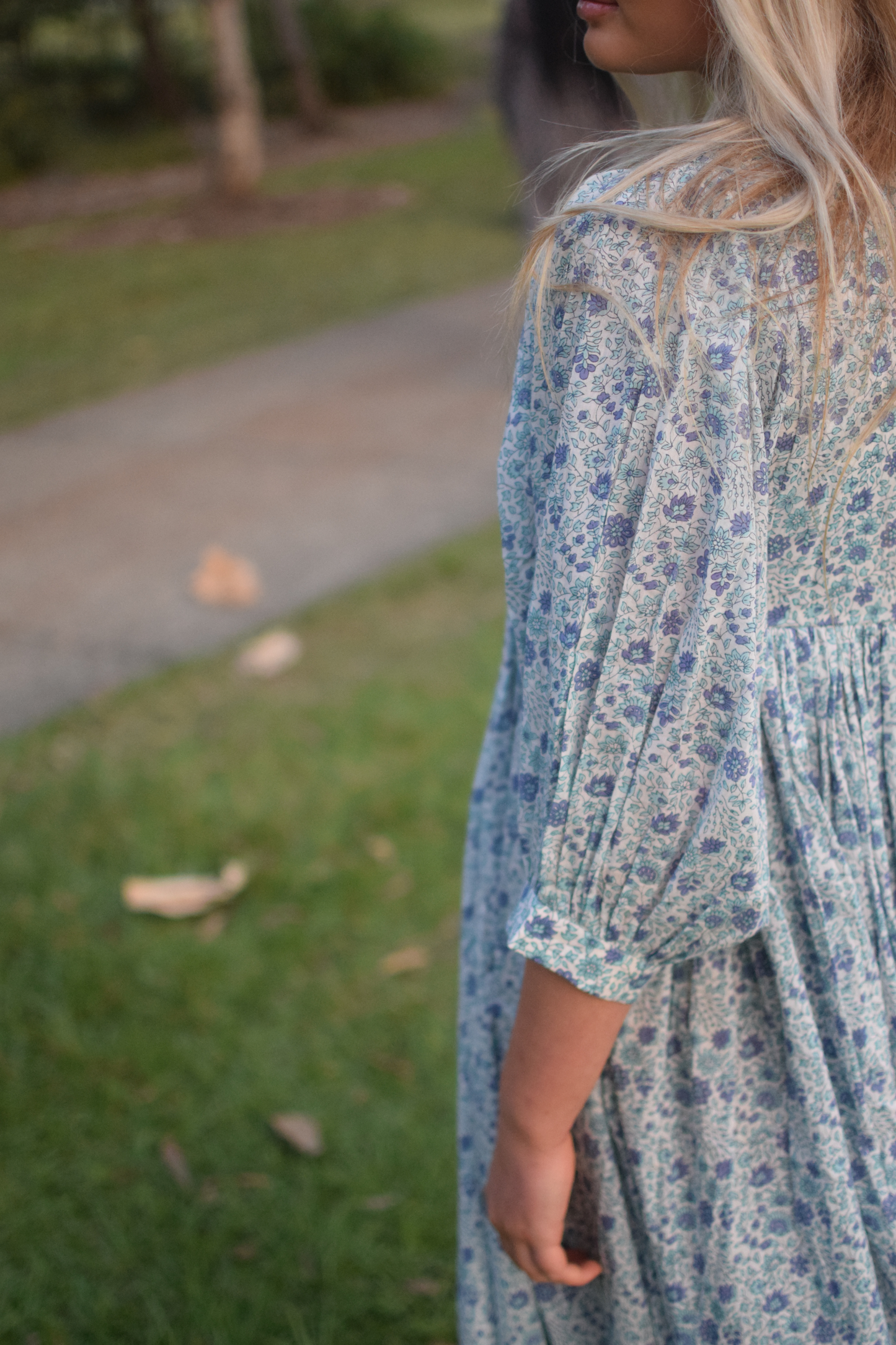 Pretty Midi Dress - blue