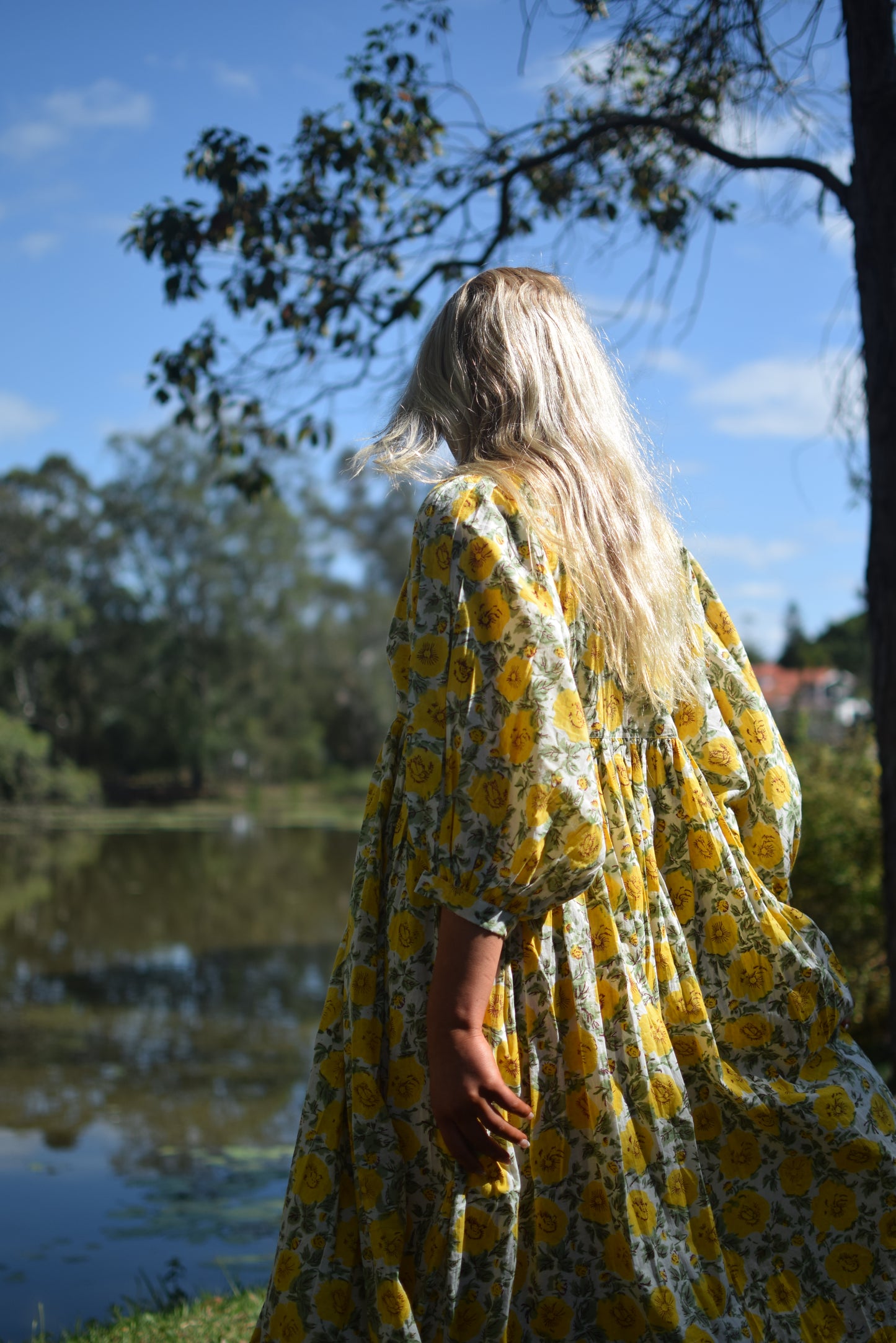 Frida Midi Dress - Yellow