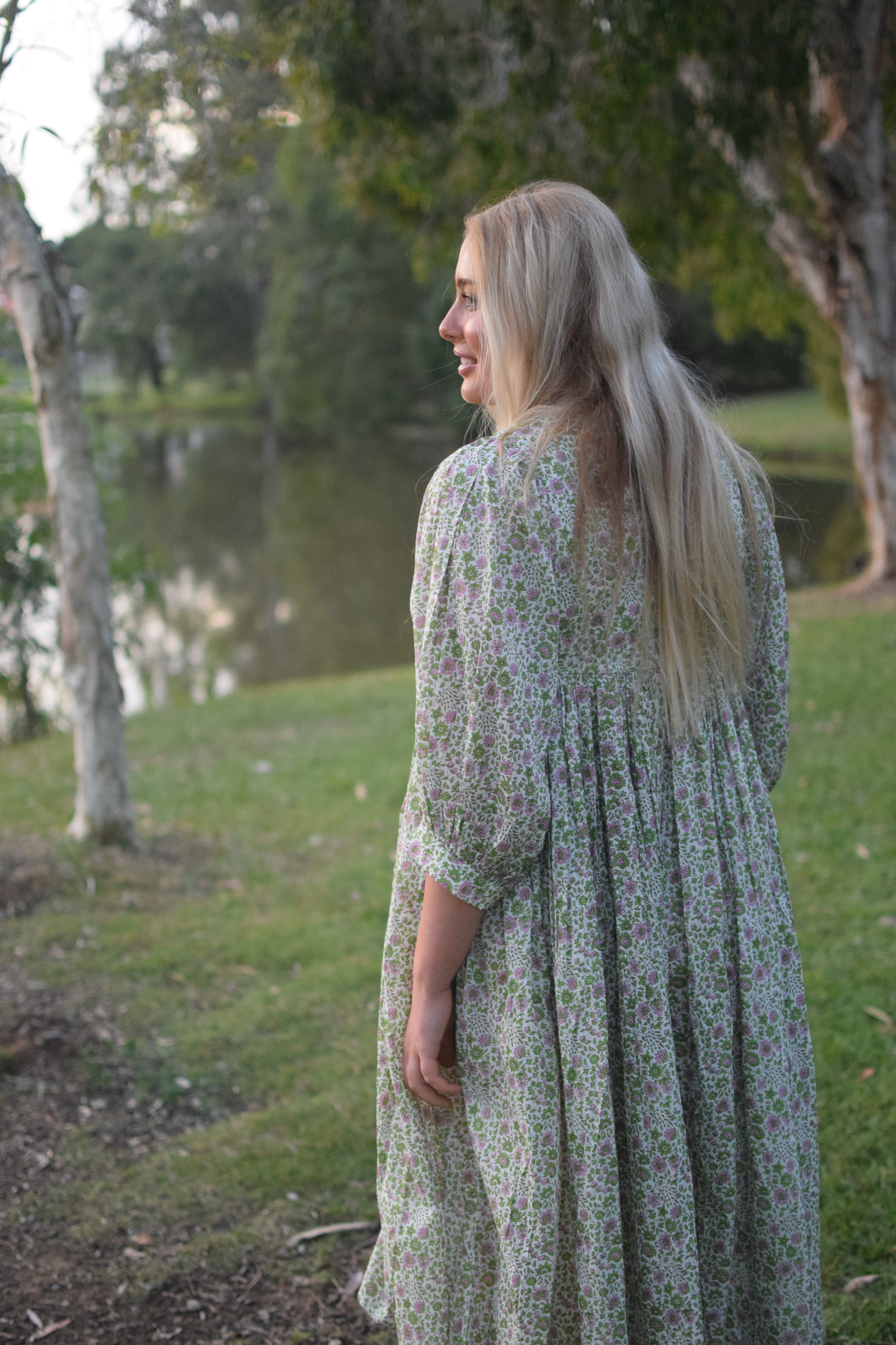 Pretty Midi Dress - Green