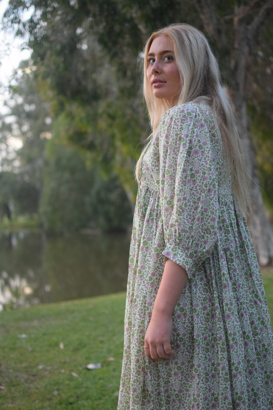 Pretty Midi Dress - Green