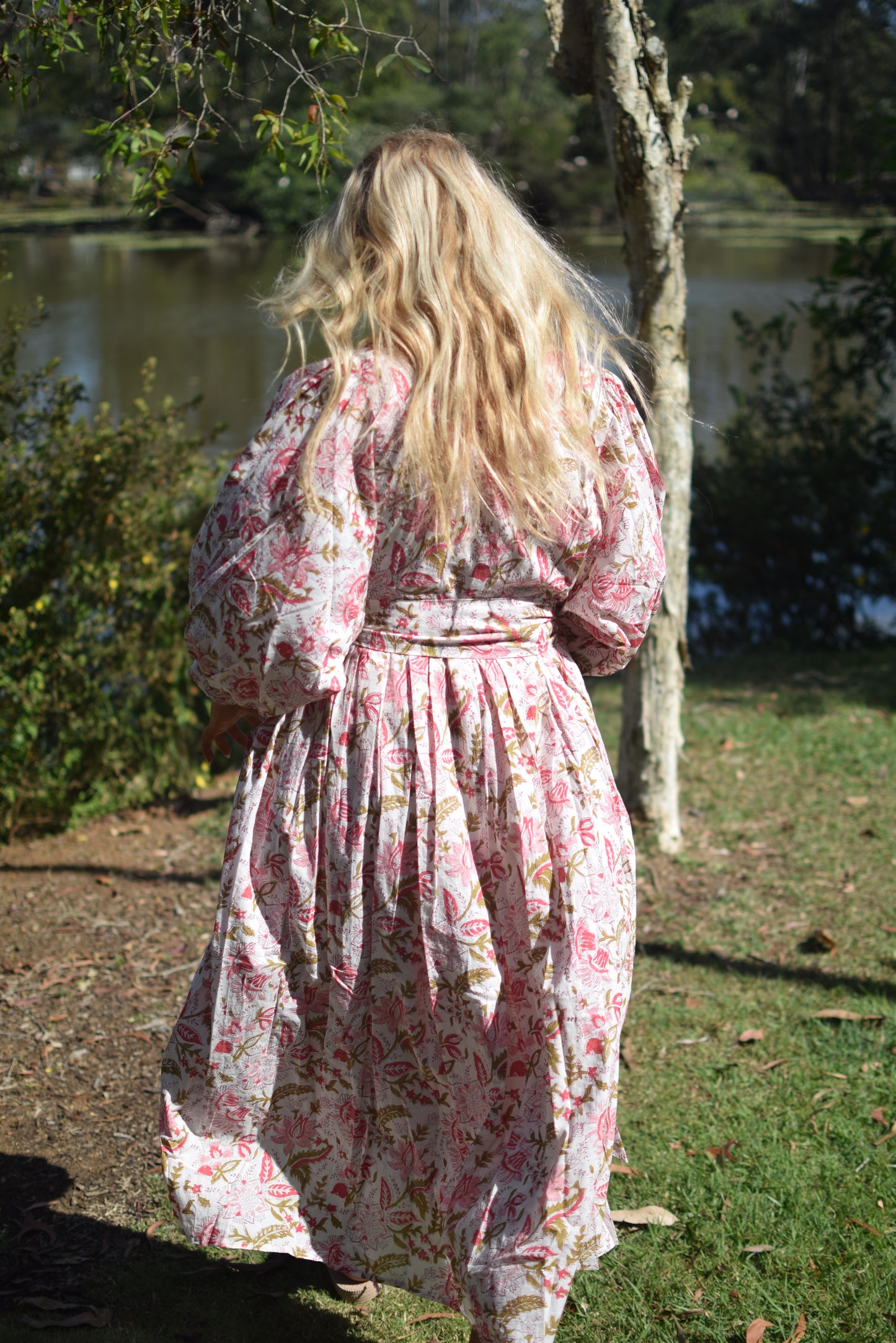 Frida Midi Dress - Pink -  SALE