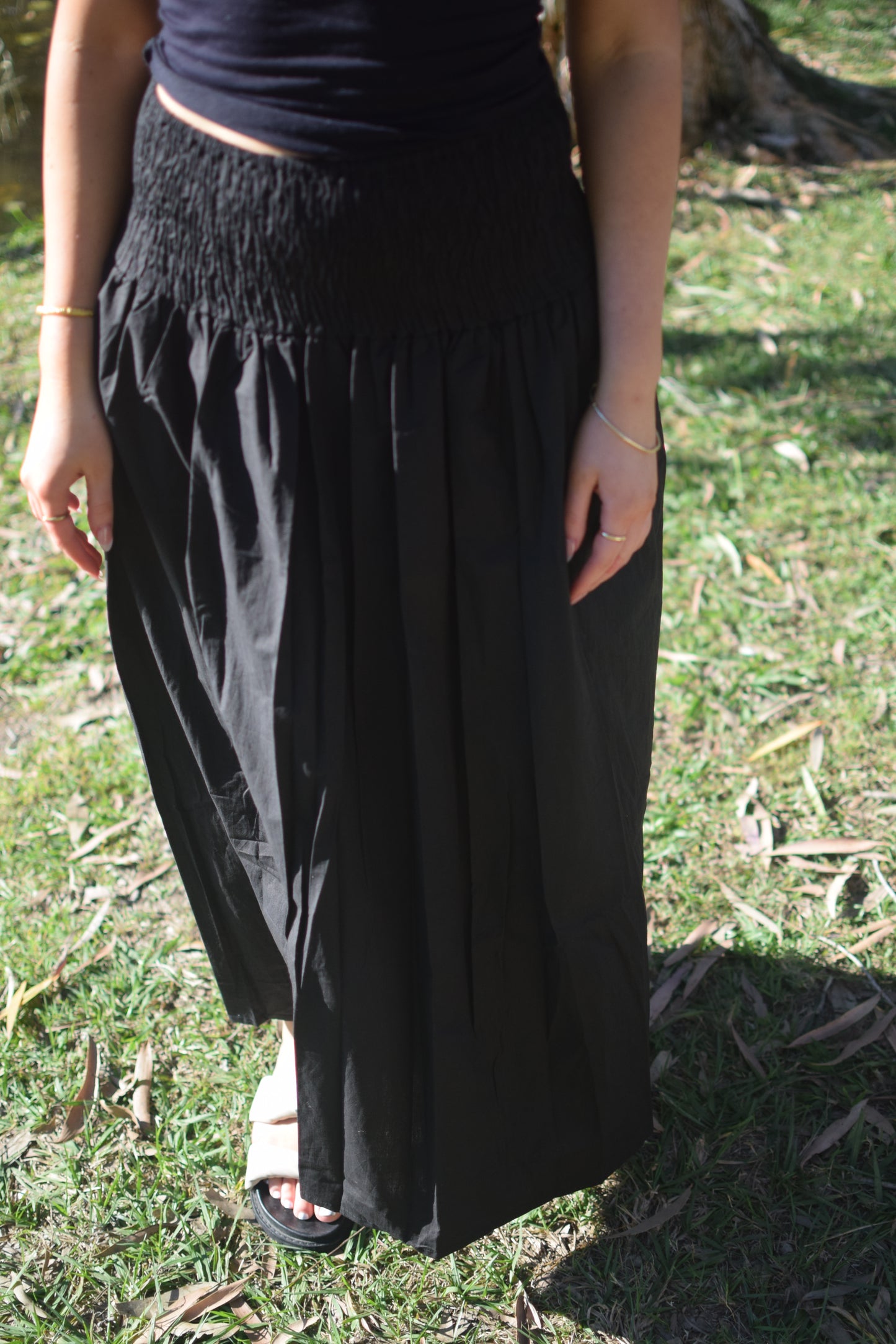 Nomad Maxi Skirt- Noir