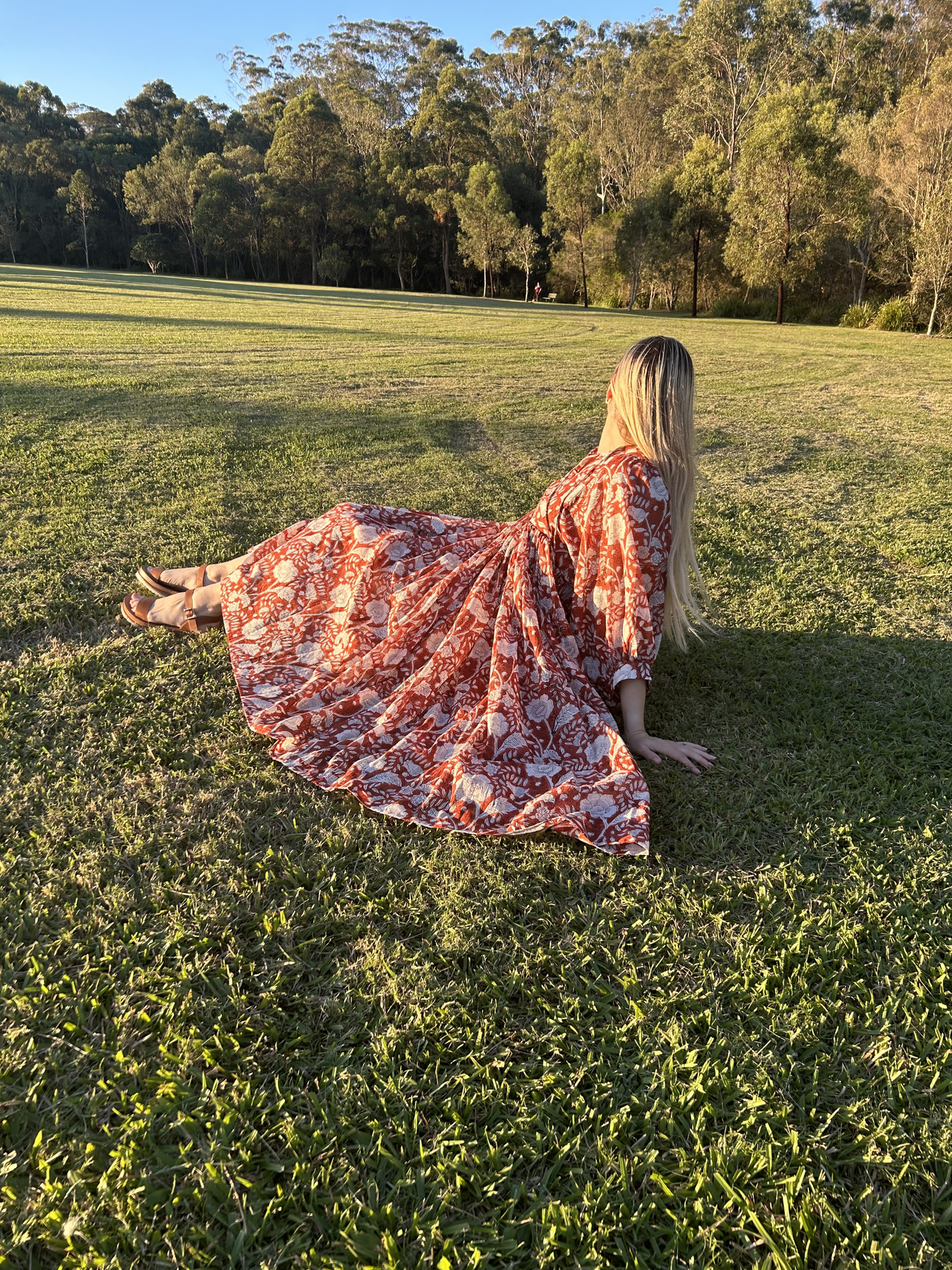 Priya Midi dress - Cinnamon