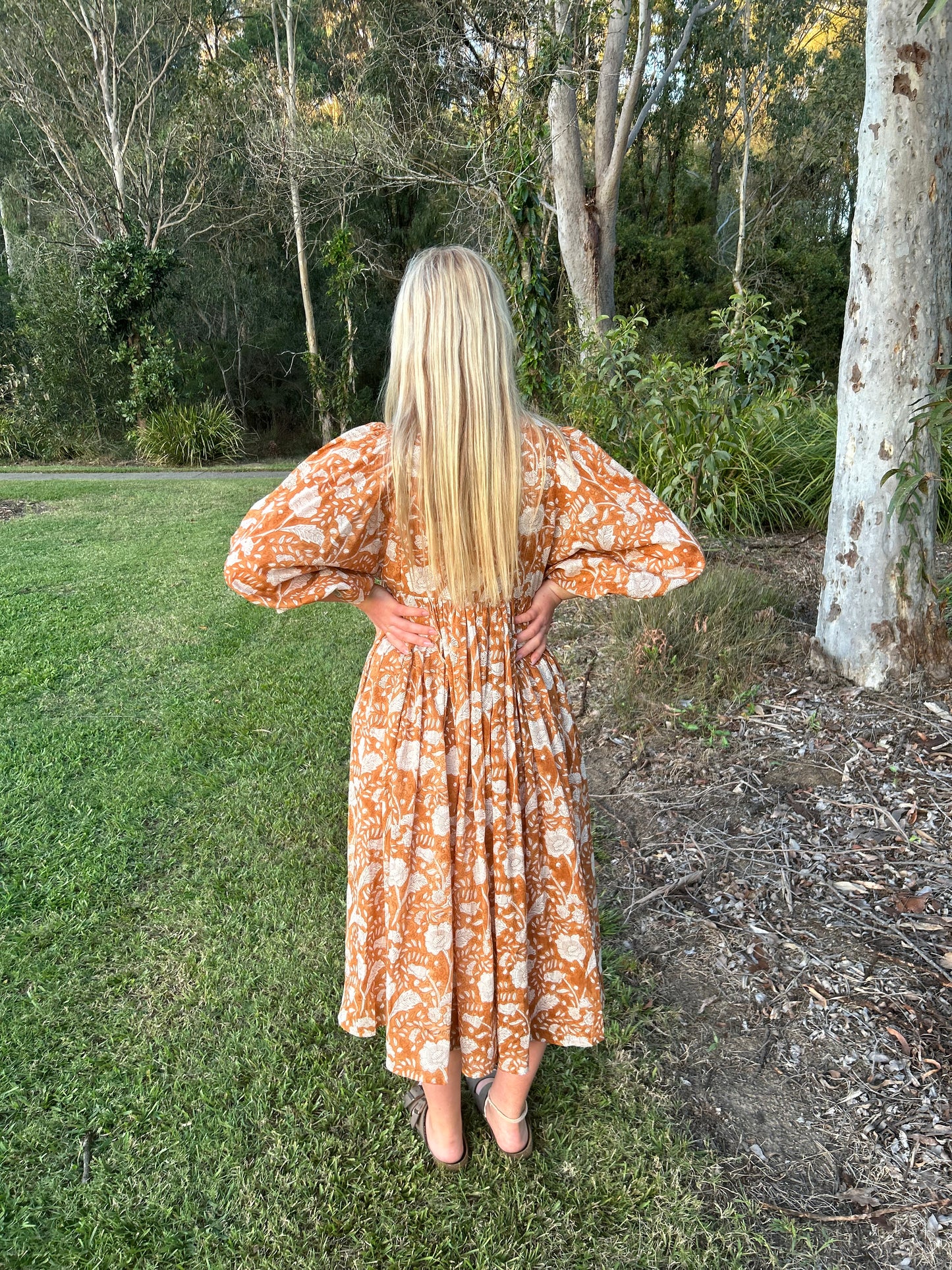 Priya Midi Dress - Masala