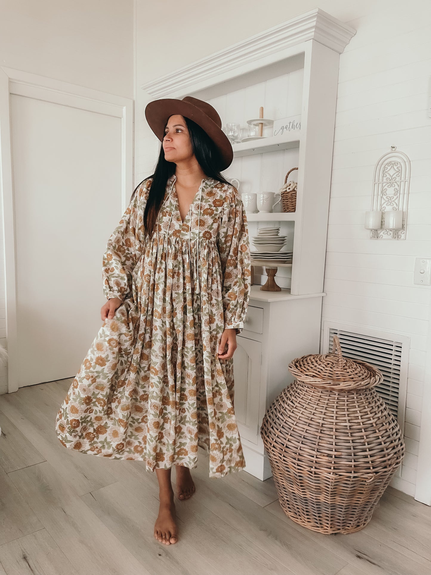 Dahlia Midi dress - Autumn