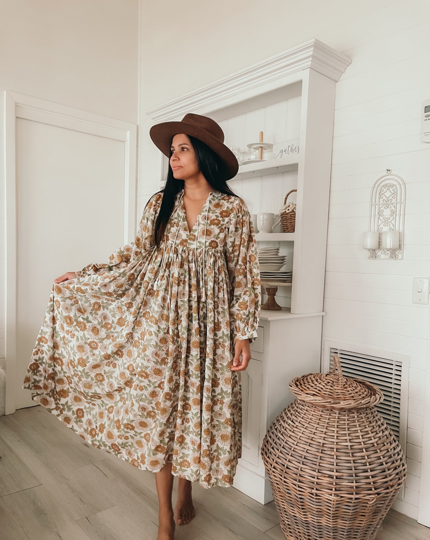 Dahlia Midi dress - Autumn