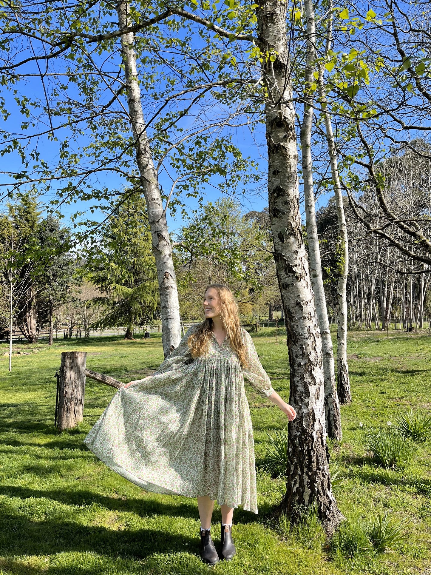 Pretty Midi Dress - Green