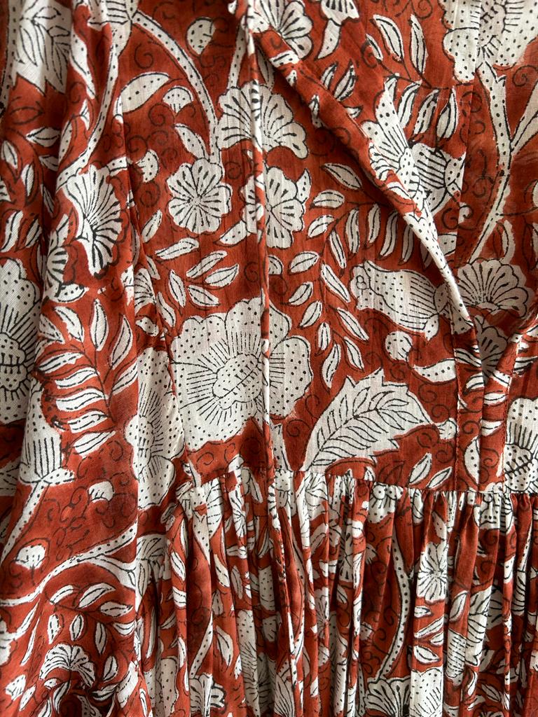 Priya Midi dress - Cinnamon